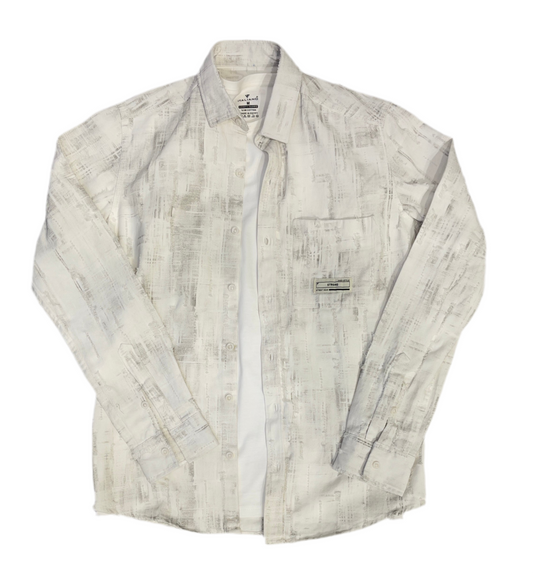 Cutting jeans shirt