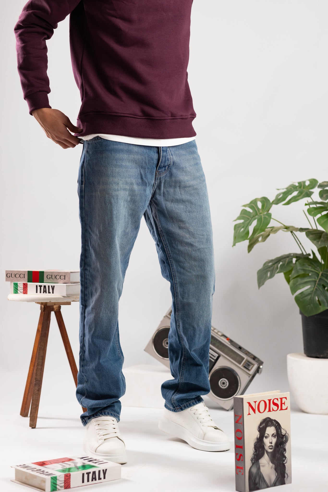 Basic wideleg Jeans / code : 4