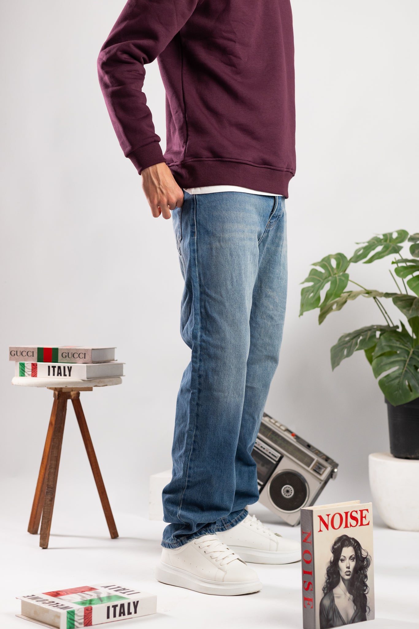 Basic wideleg Jeans / code : 4