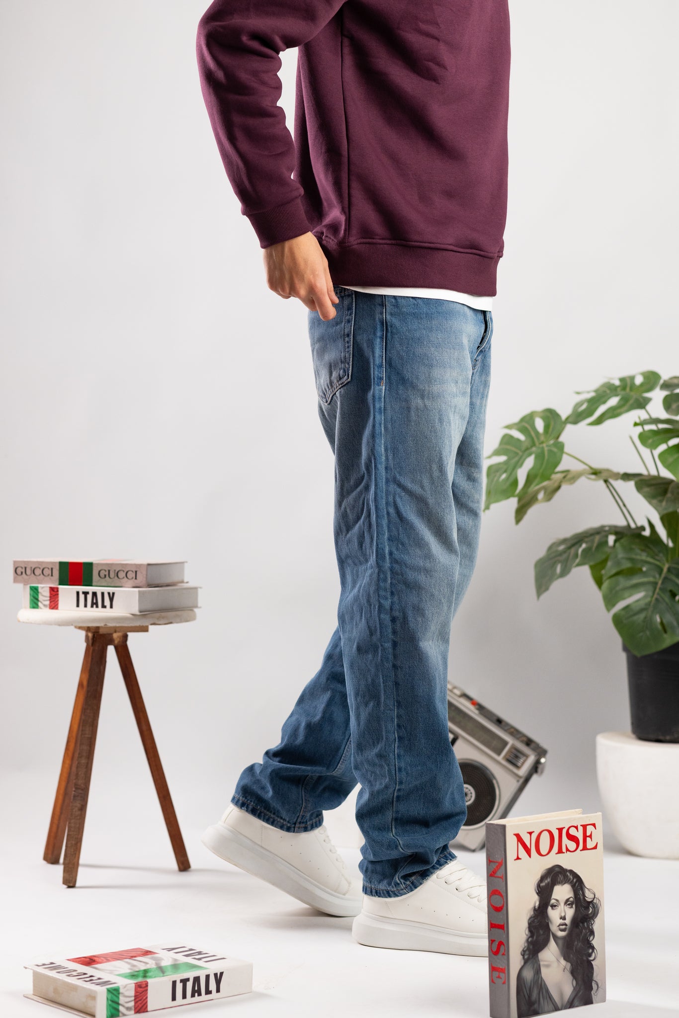 Basic wideleg Jeans / code : 4