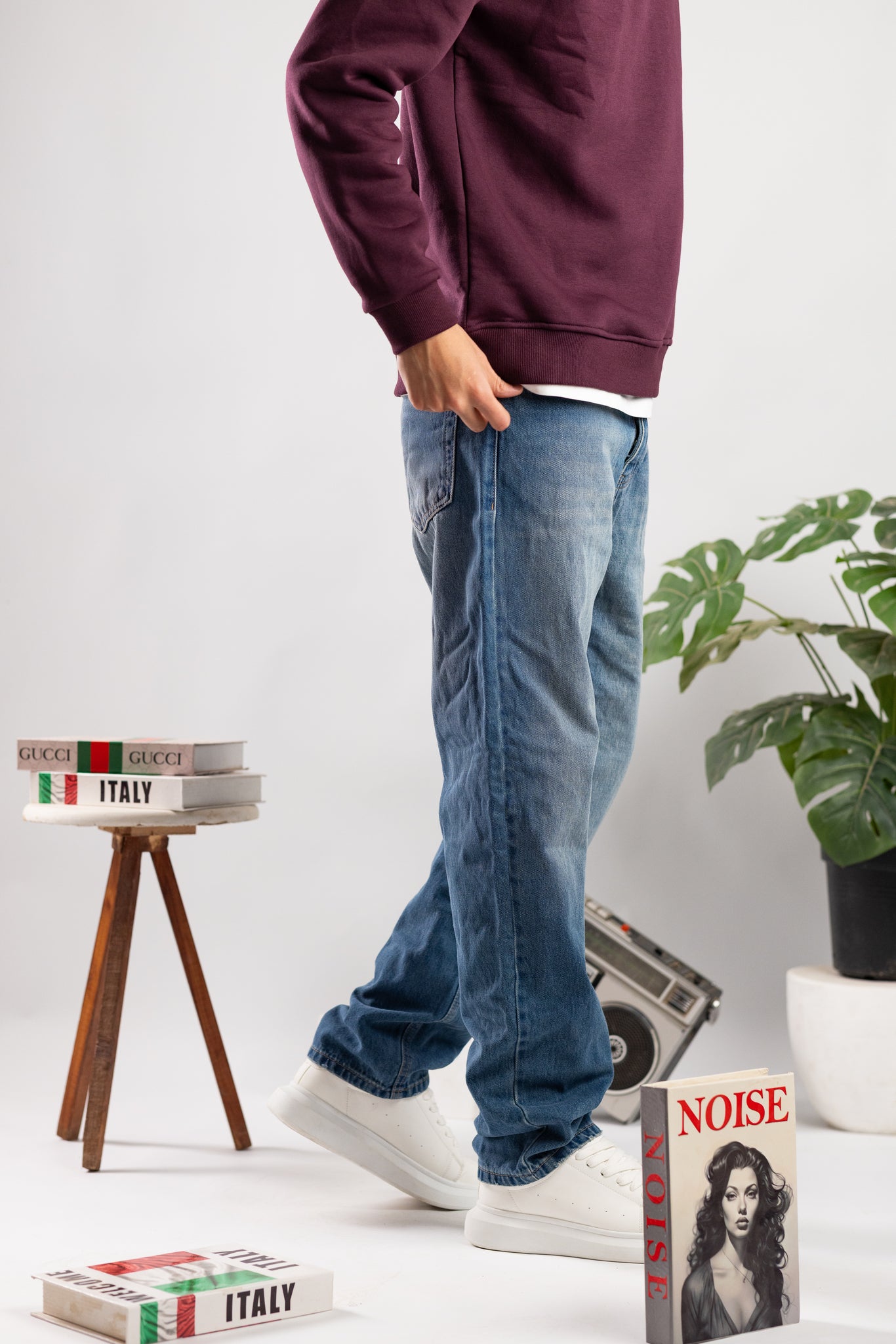 Basic wideleg Jeans / code : 4