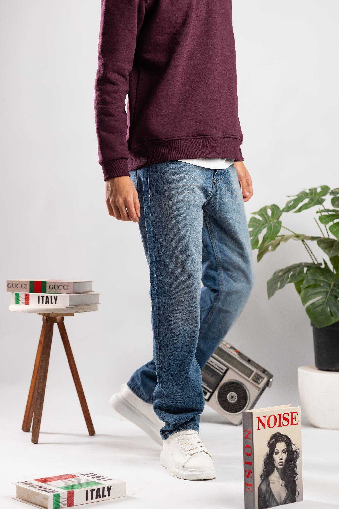 Basic wideleg Jeans / code : 4