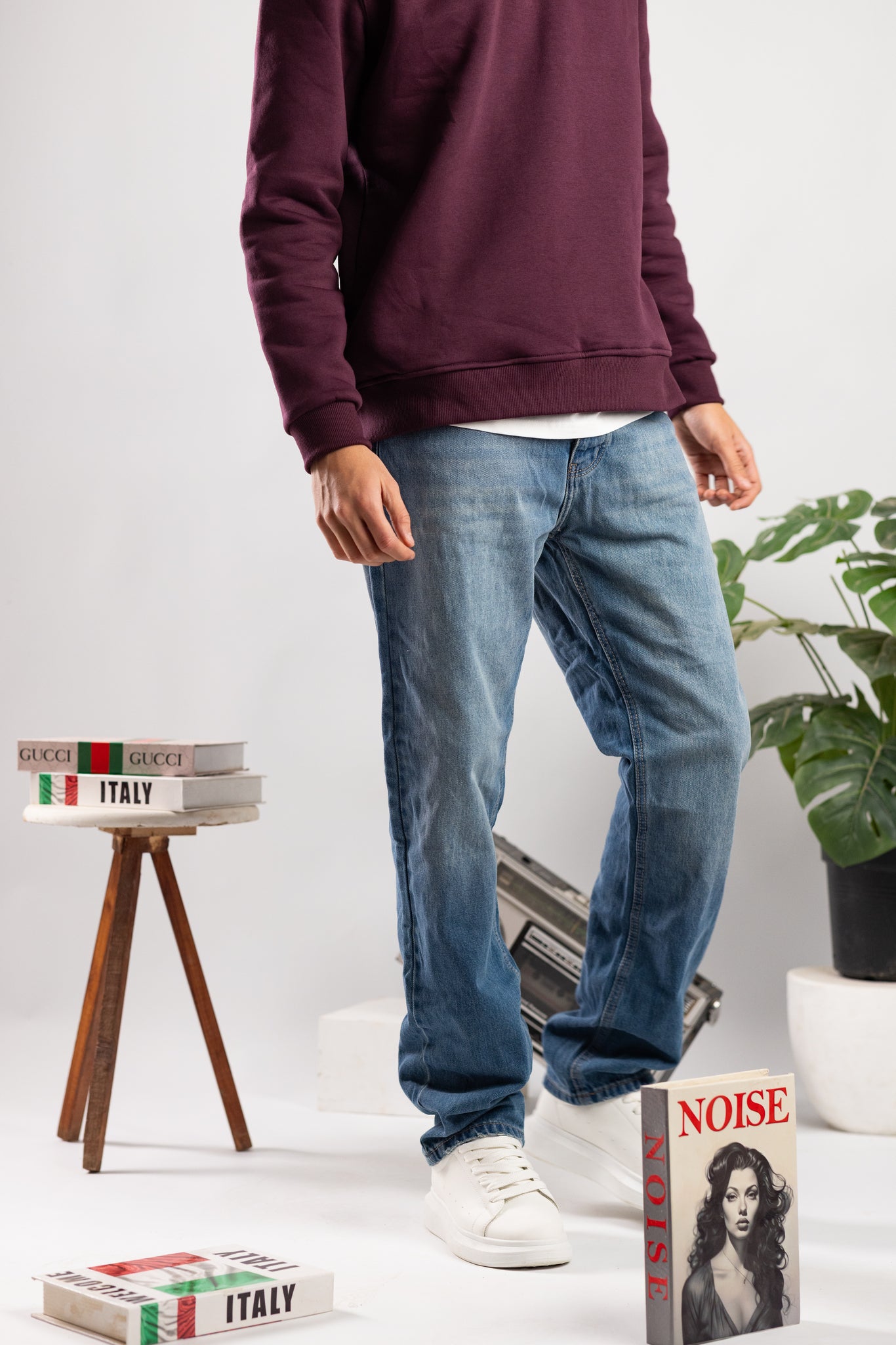 Basic wideleg Jeans / code : 4