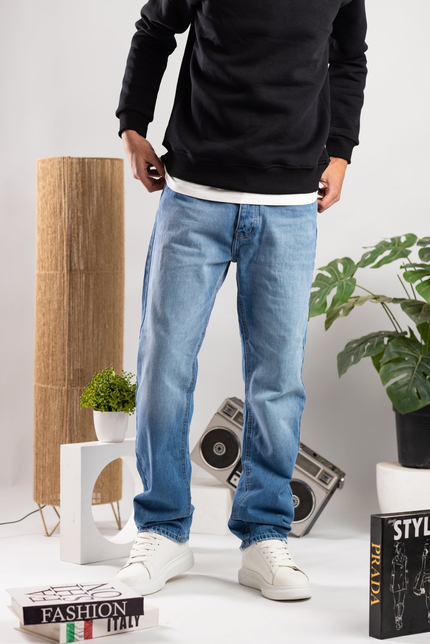 Basic wideleg Jeans / code : 7