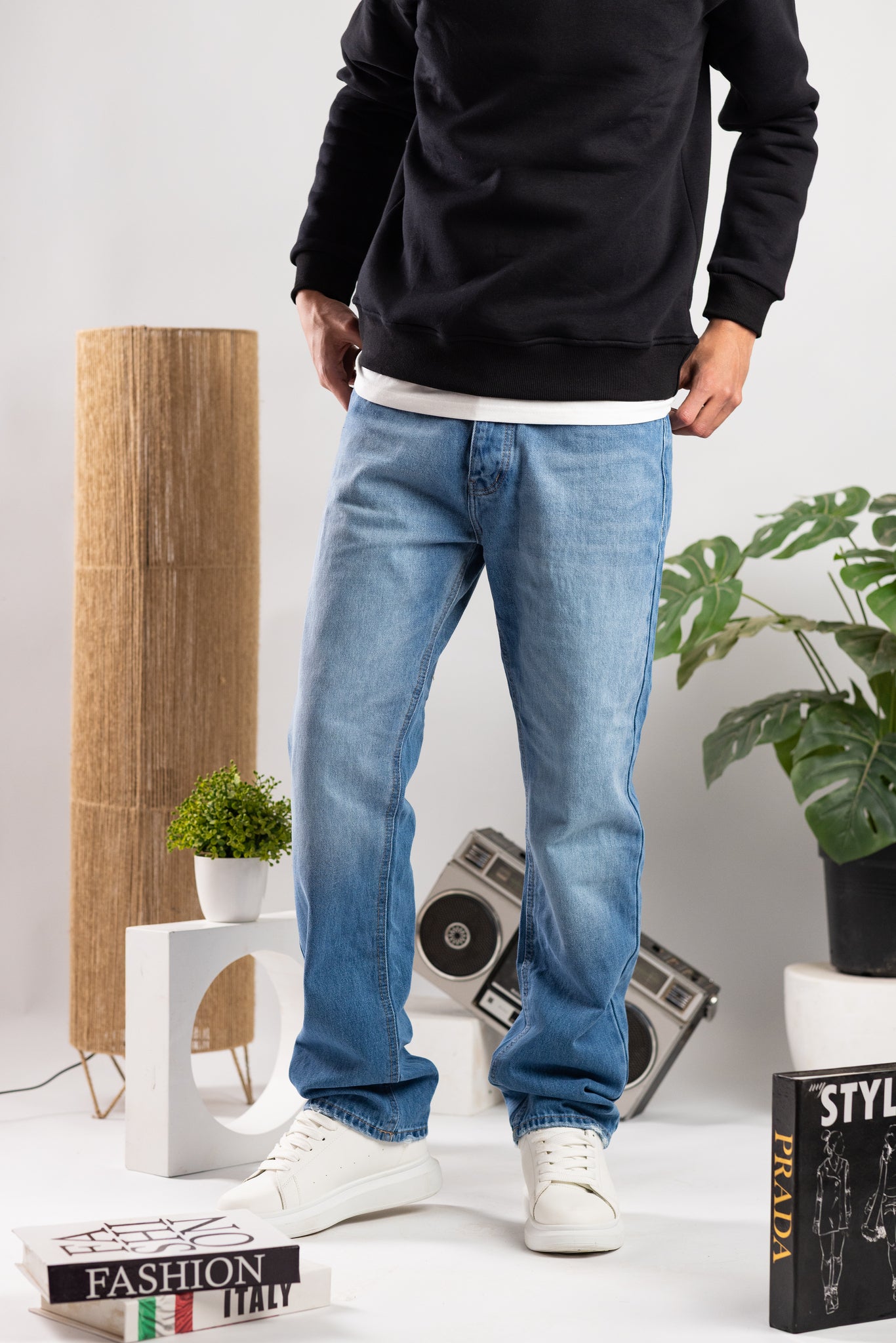 Basic wideleg Jeans / code : 7