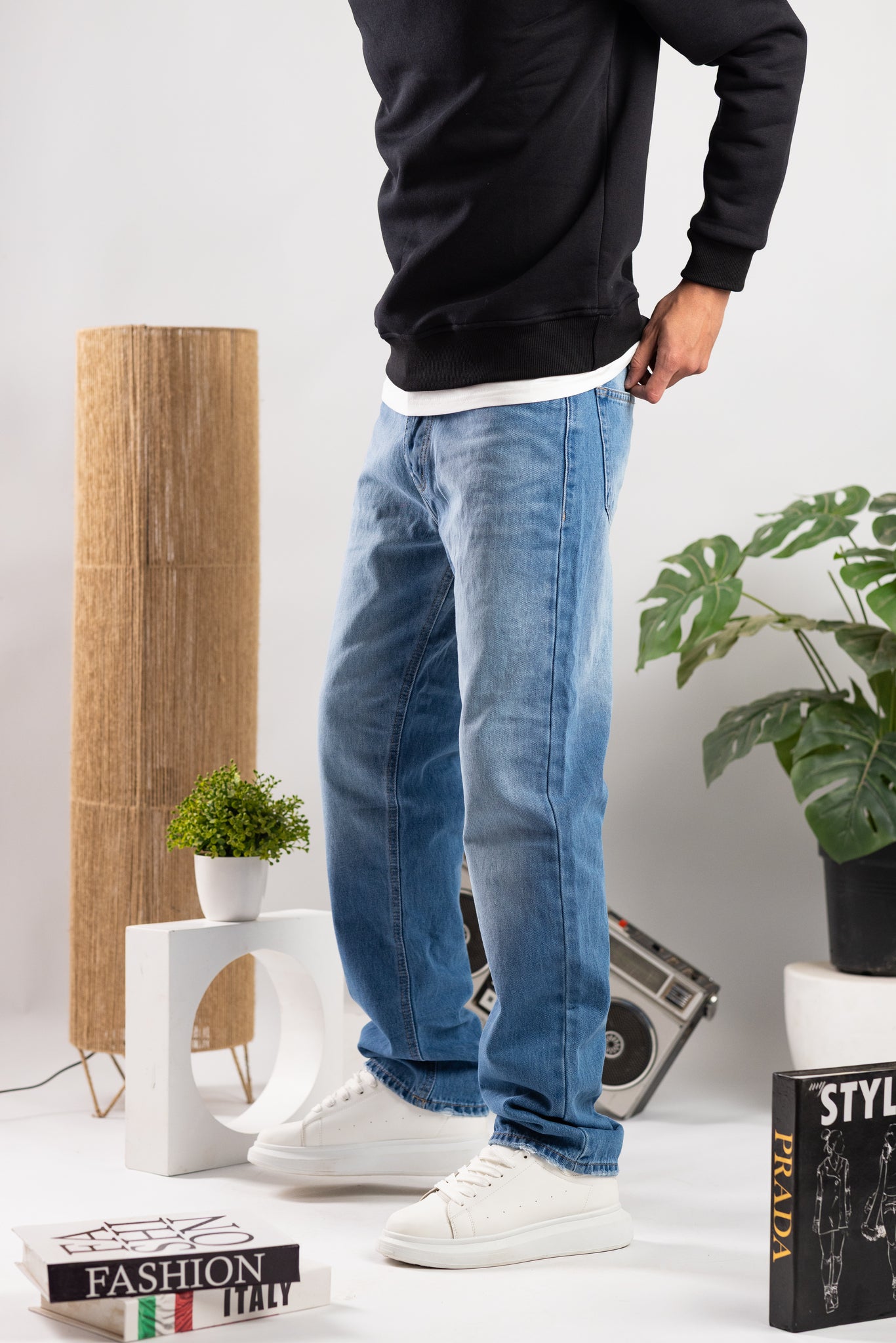 Basic wideleg Jeans / code : 7