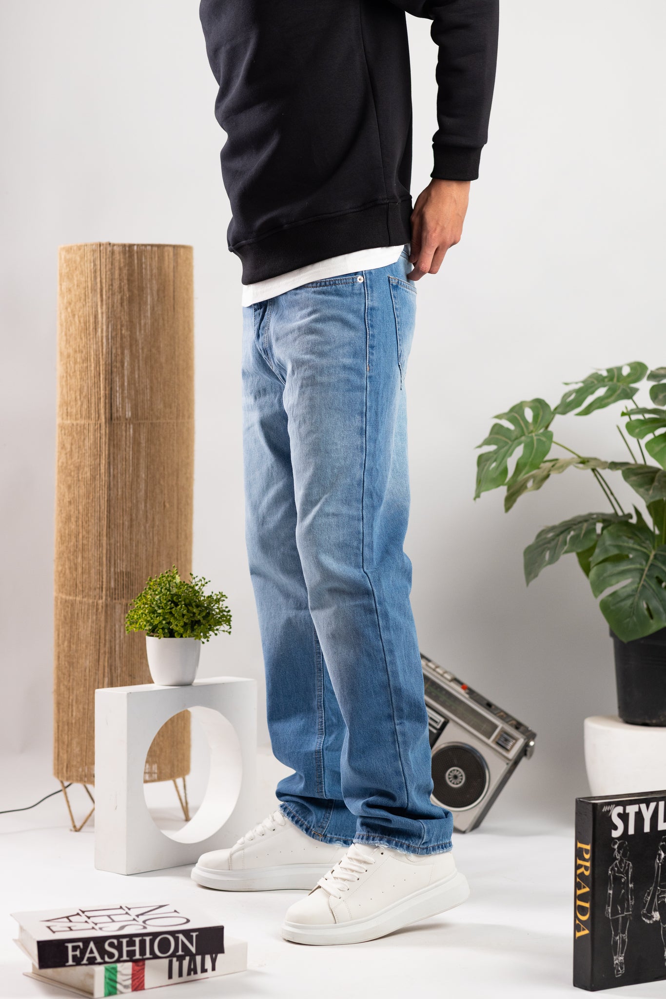 Basic wideleg Jeans / code : 7