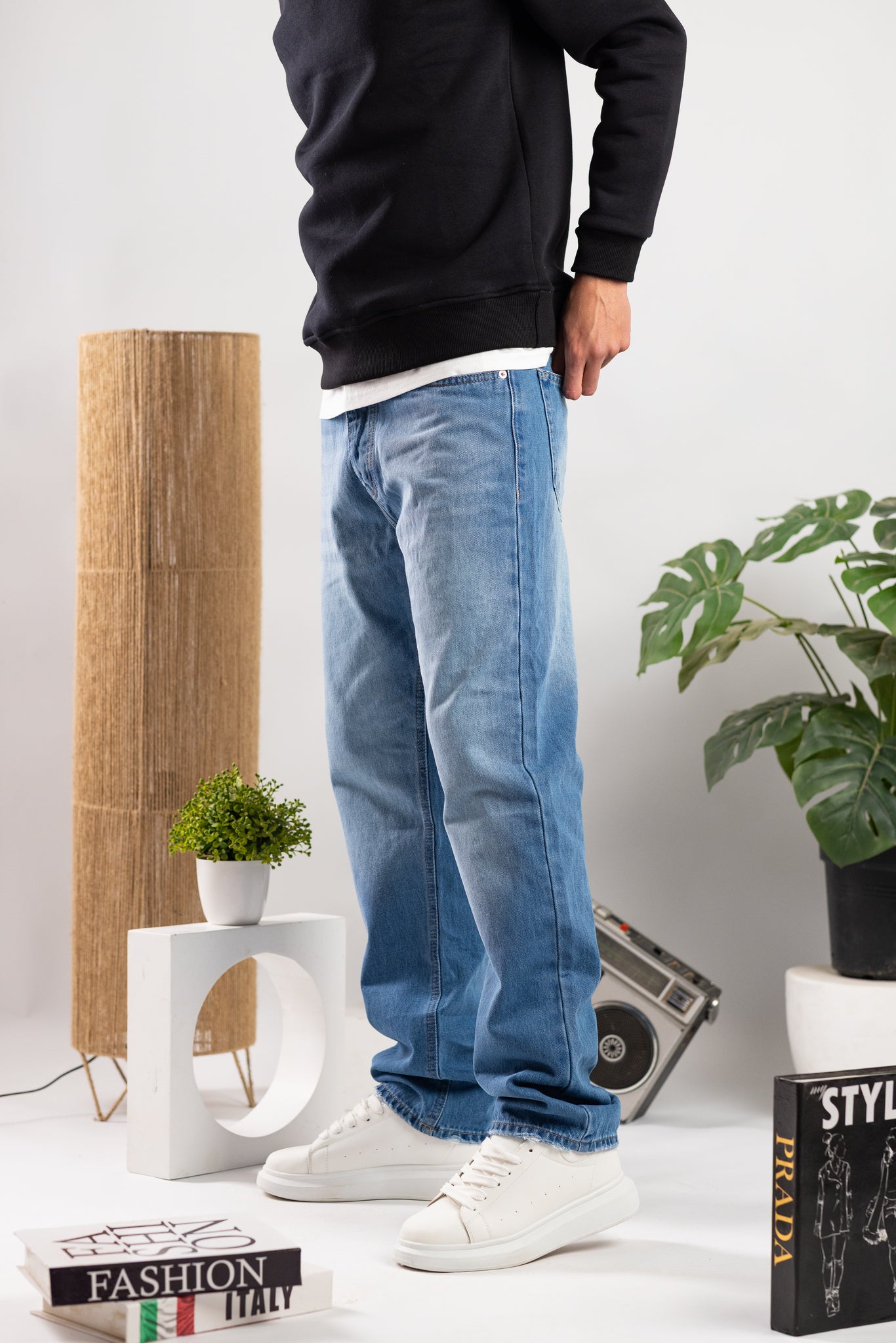 Basic wideleg Jeans / code : 7