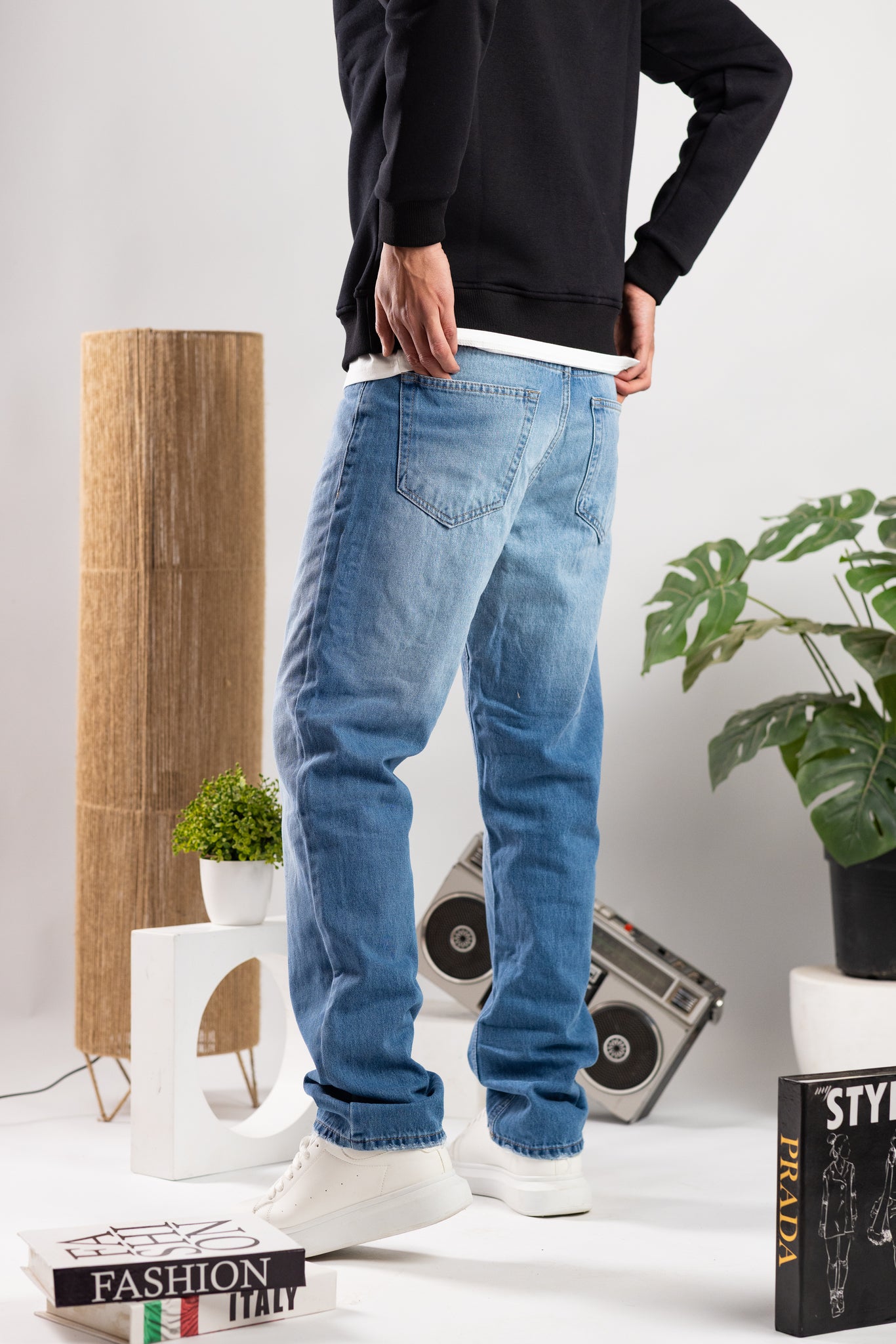 Basic wideleg Jeans / code : 7