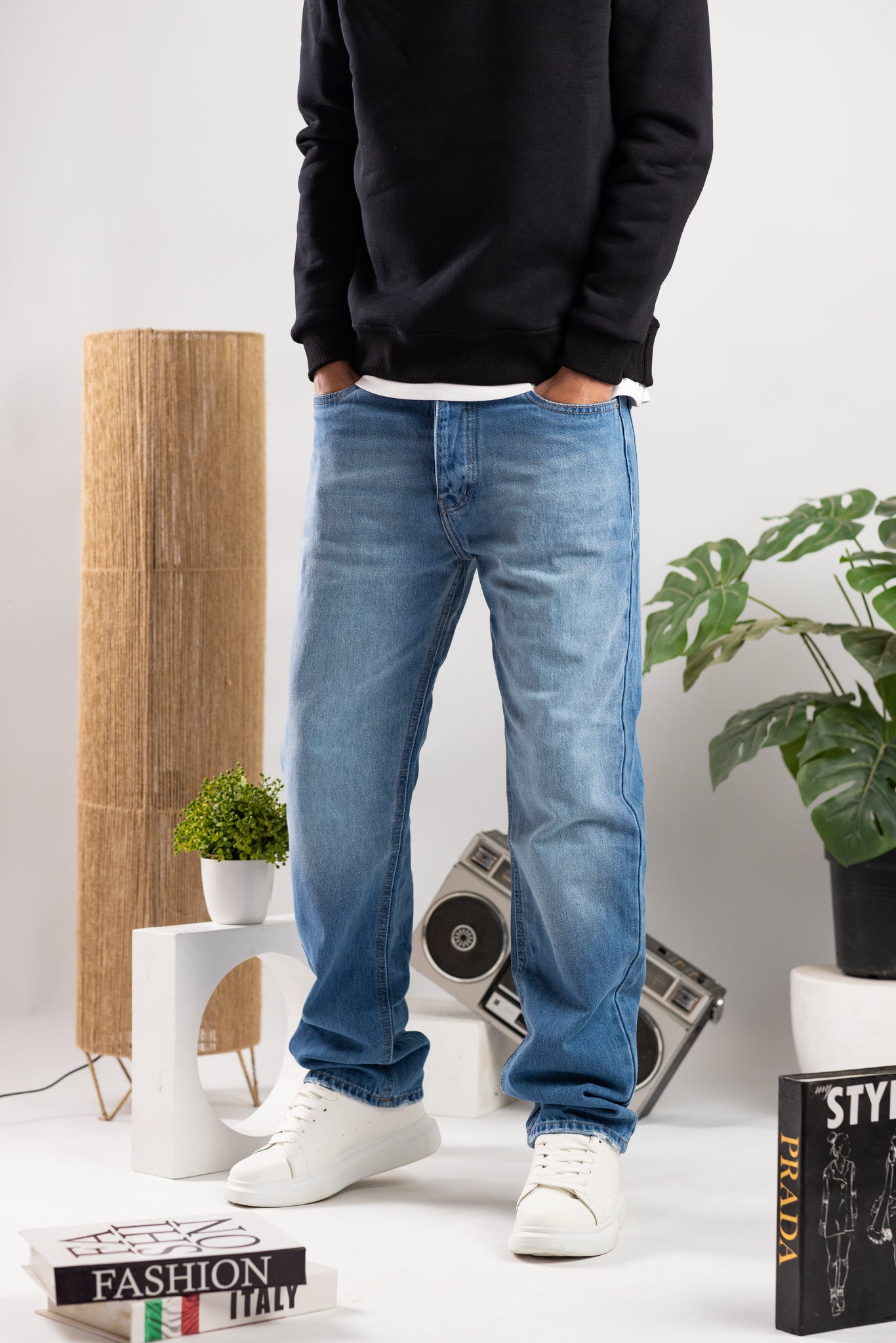 Basic wideleg Jeans / code : 7