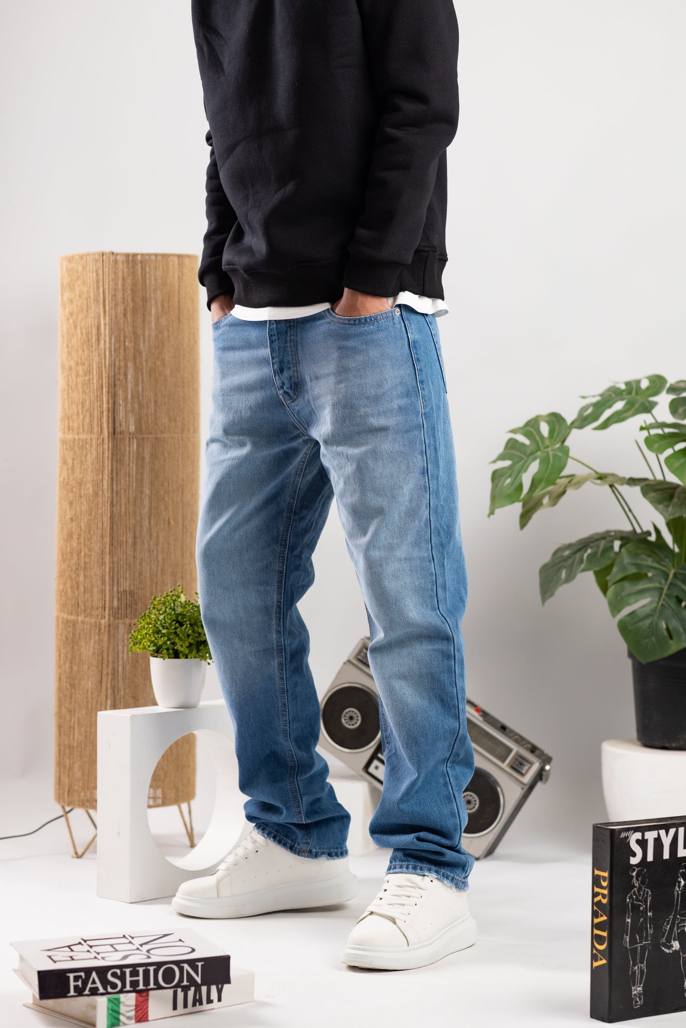 Basic wideleg Jeans / code : 7