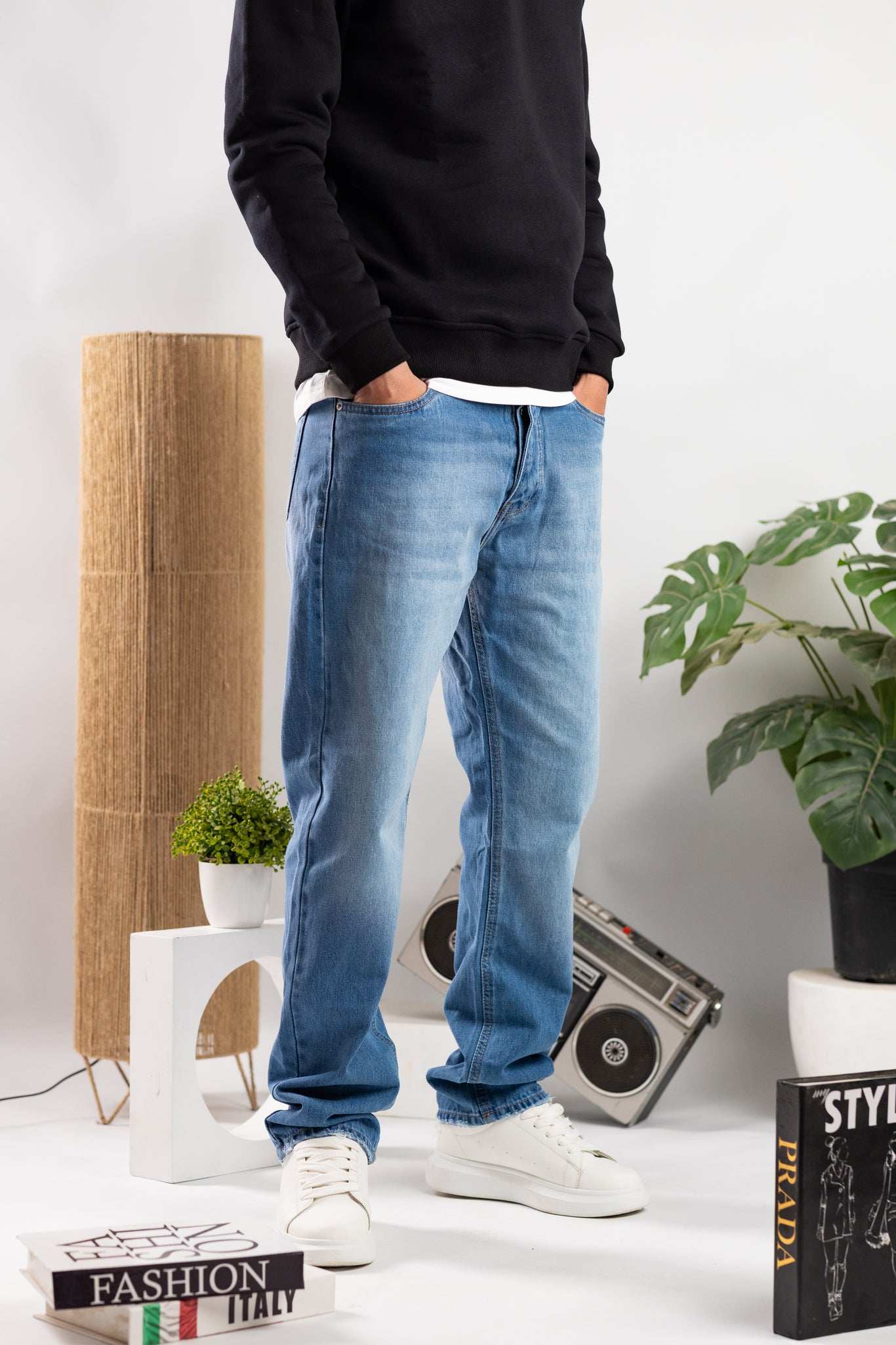 Basic wideleg Jeans / code : 7