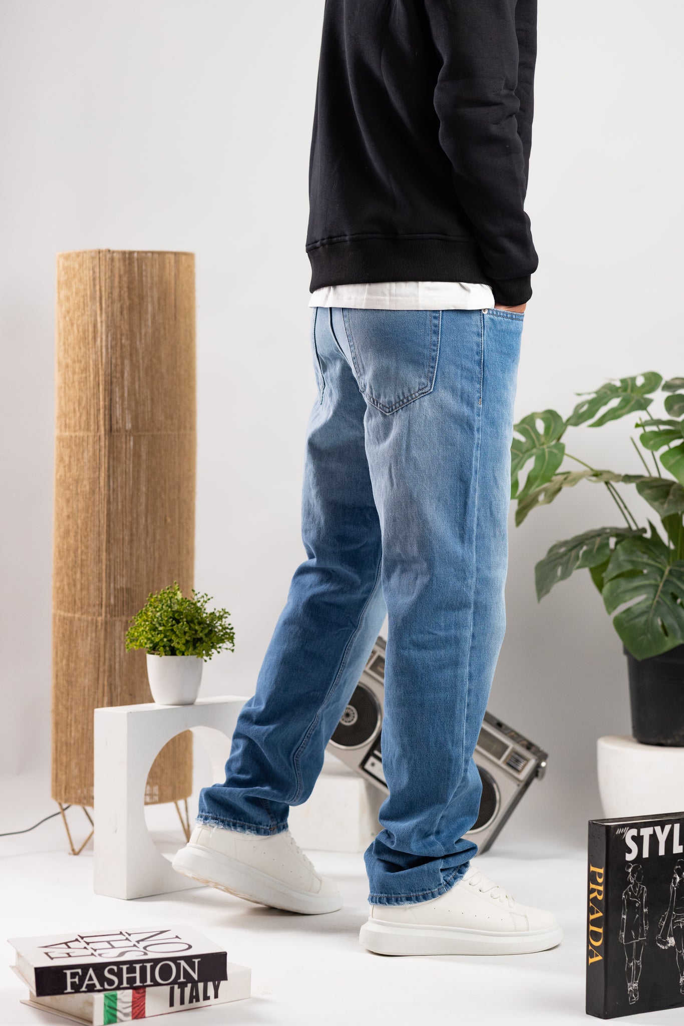 Basic wideleg Jeans / code : 7