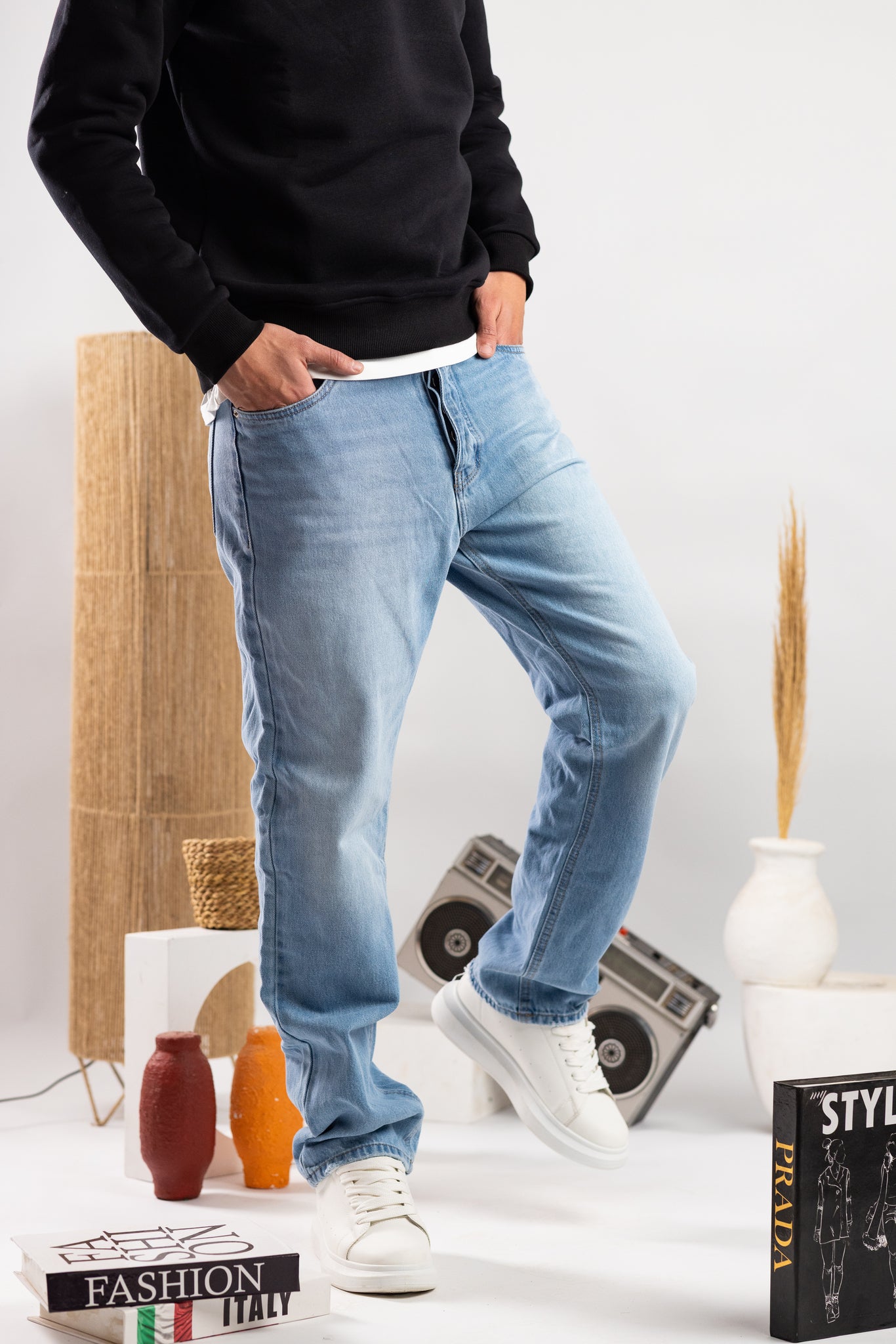 Basic wideleg Jeans / code : 6