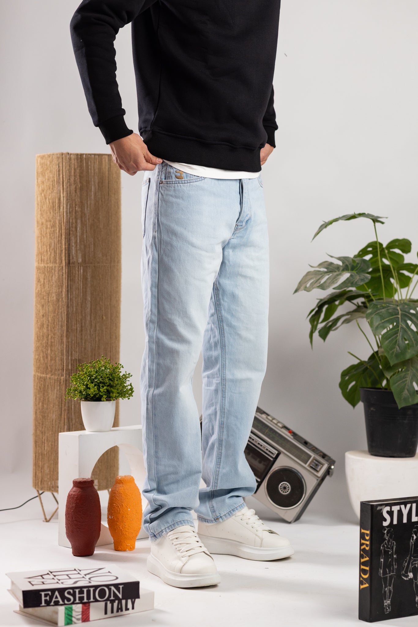 Basic wideleg Jeans /code : 1