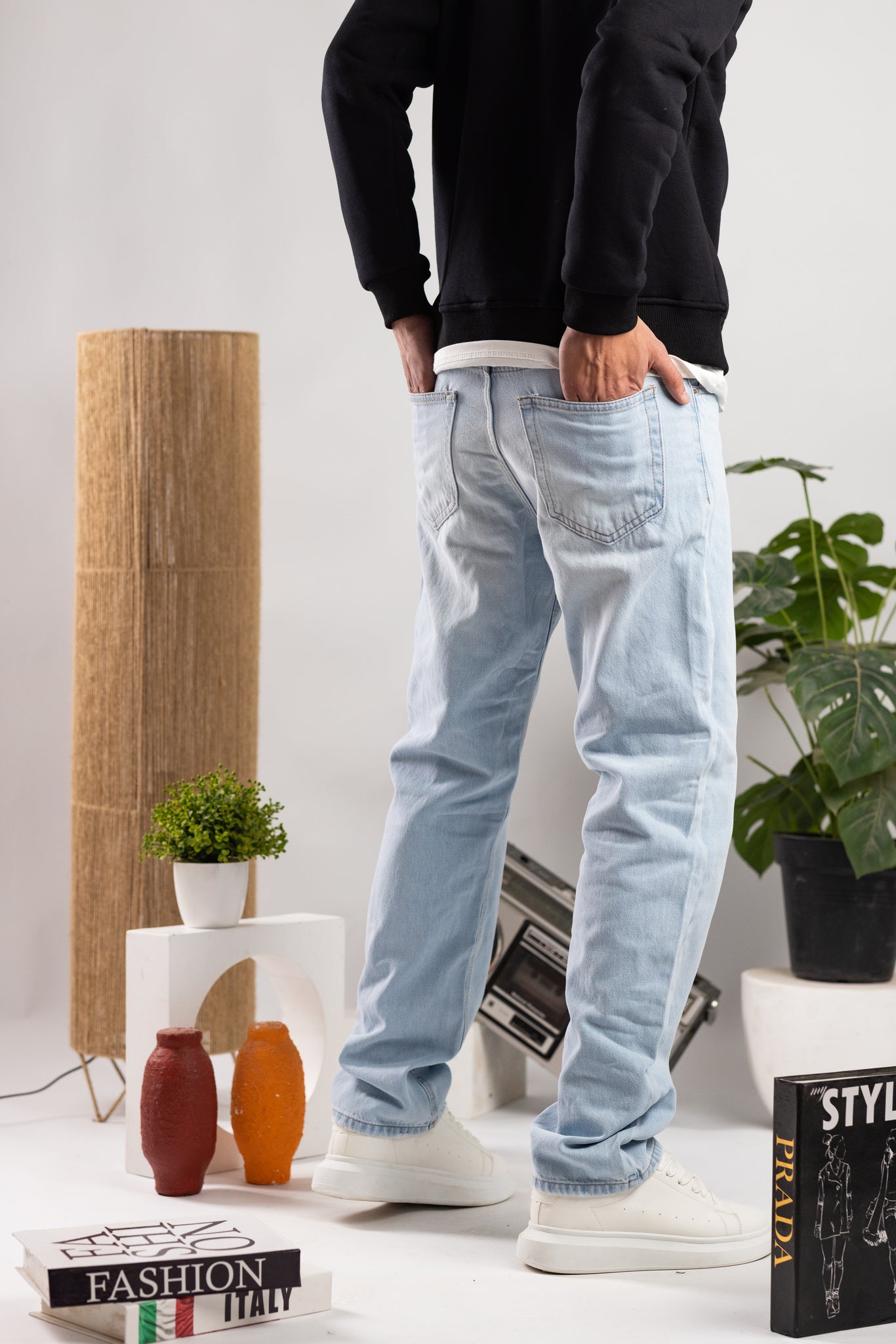 Basic wideleg Jeans /code : 1