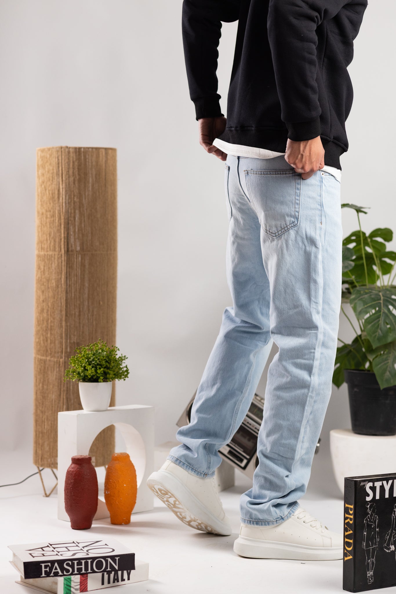 Basic wideleg Jeans /code : 1