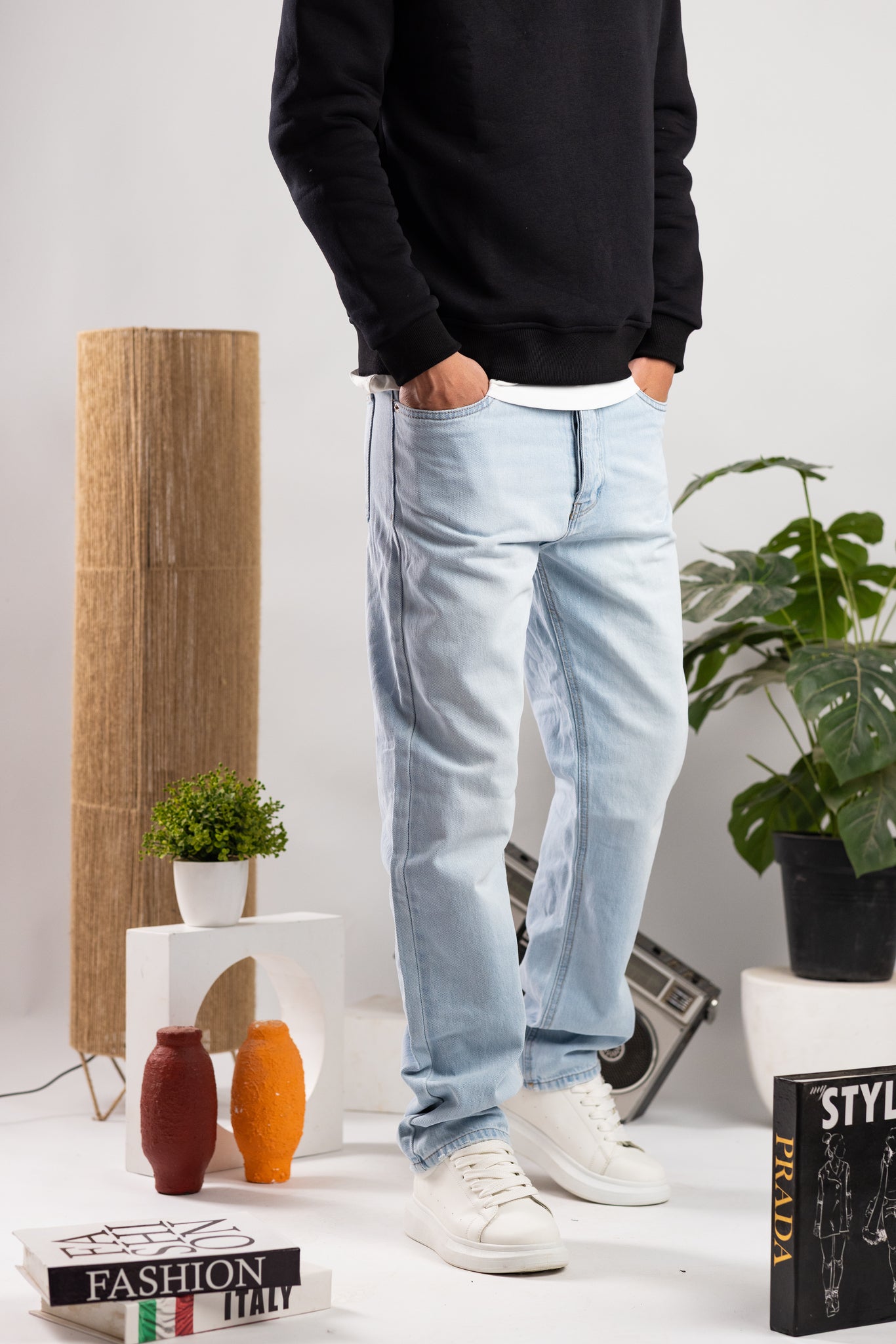 Basic wideleg Jeans /code : 1