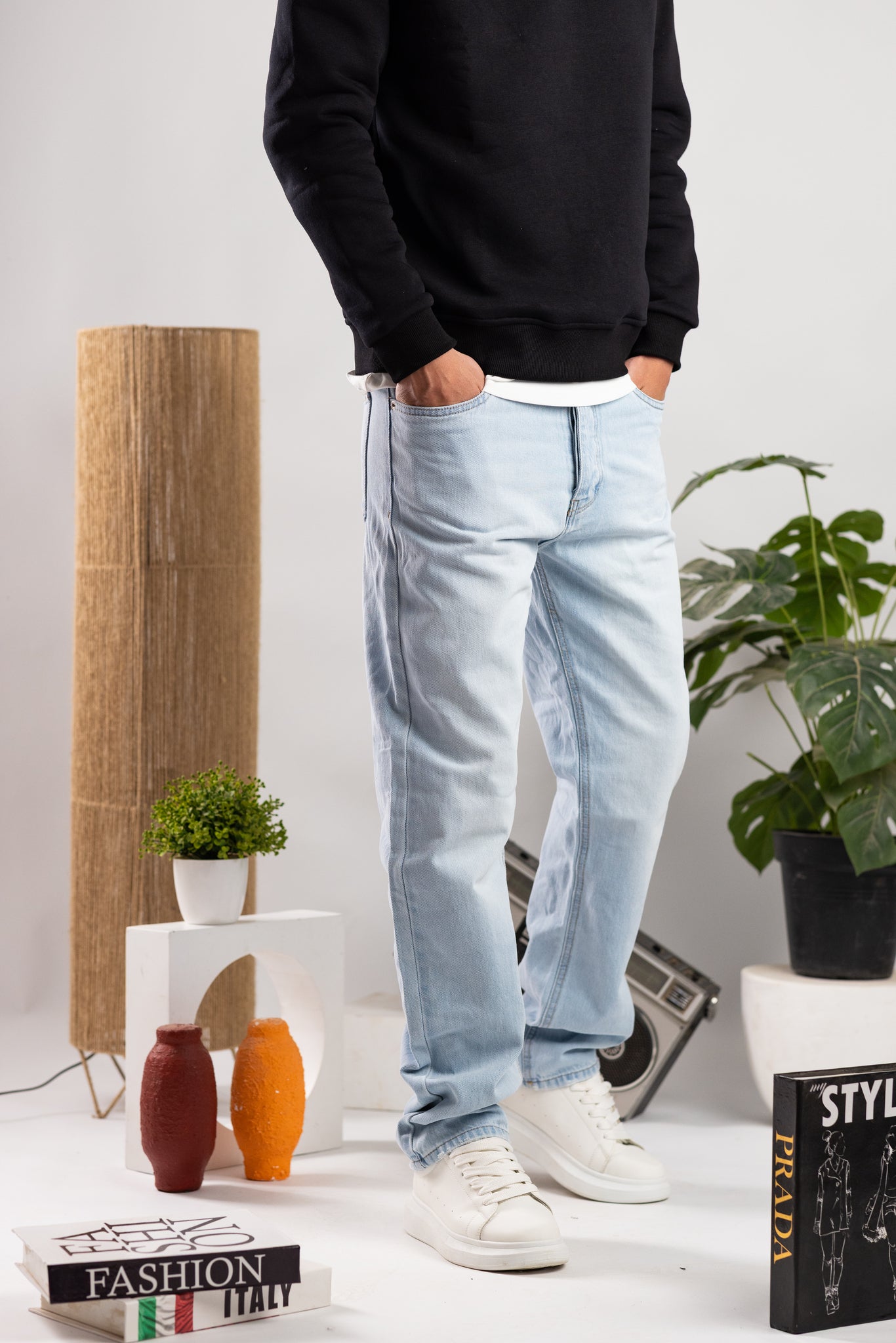 Basic wideleg Jeans /code : 1